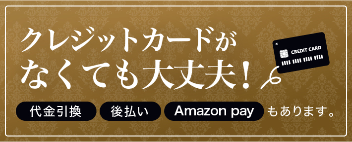 クレジットカードがなくても大丈夫